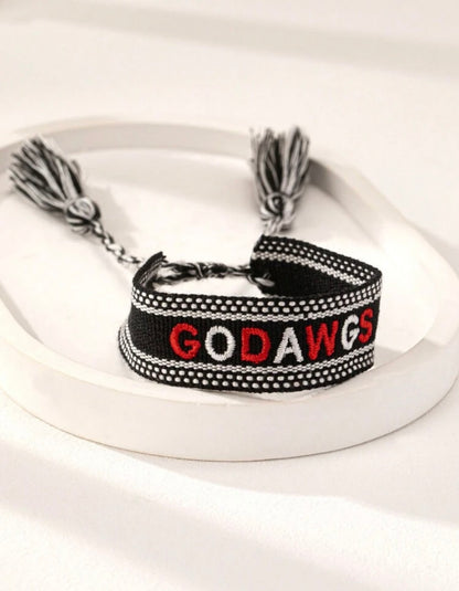 Threaded Team Adjustable Bracelet