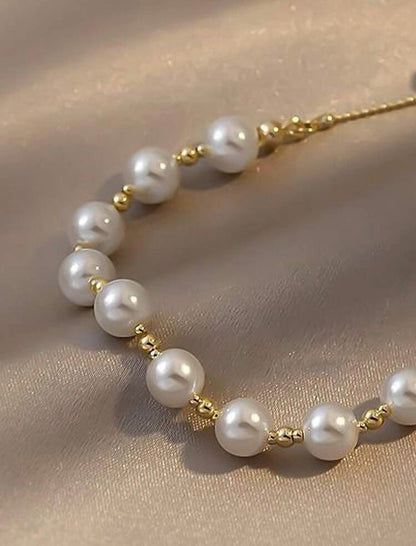 Adjustable Pearl Bracelet