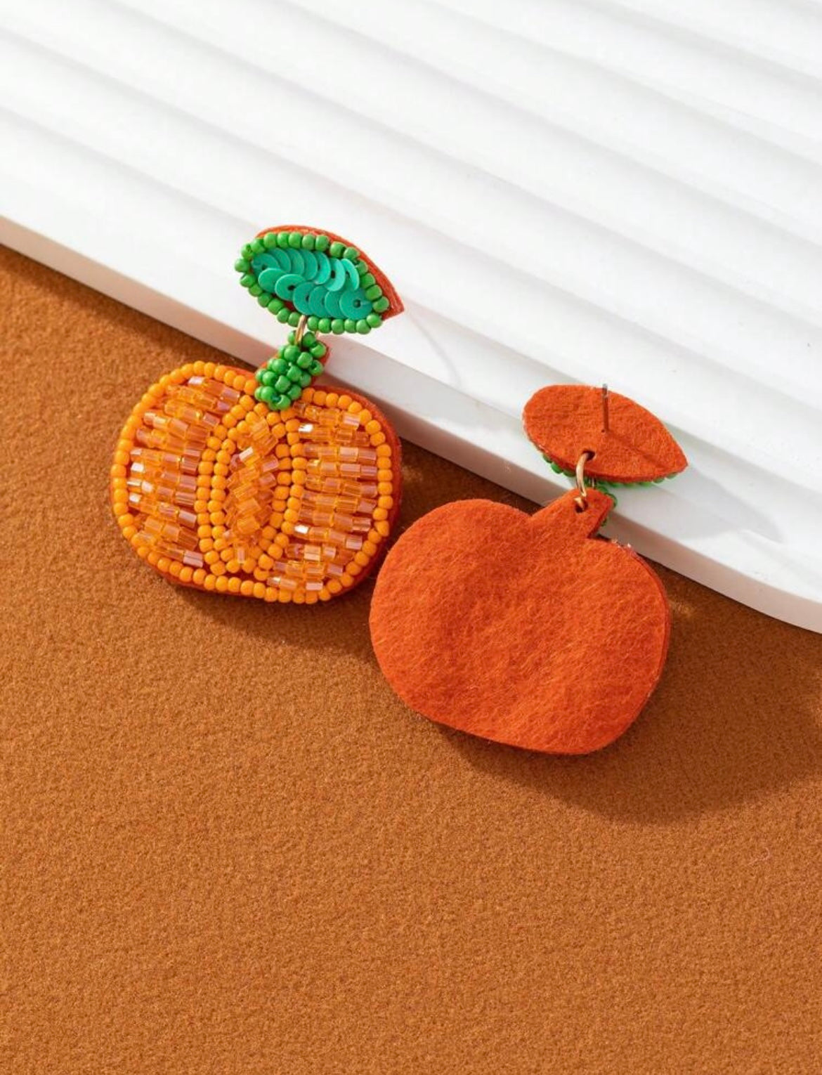 Seed Bead Pumpkins