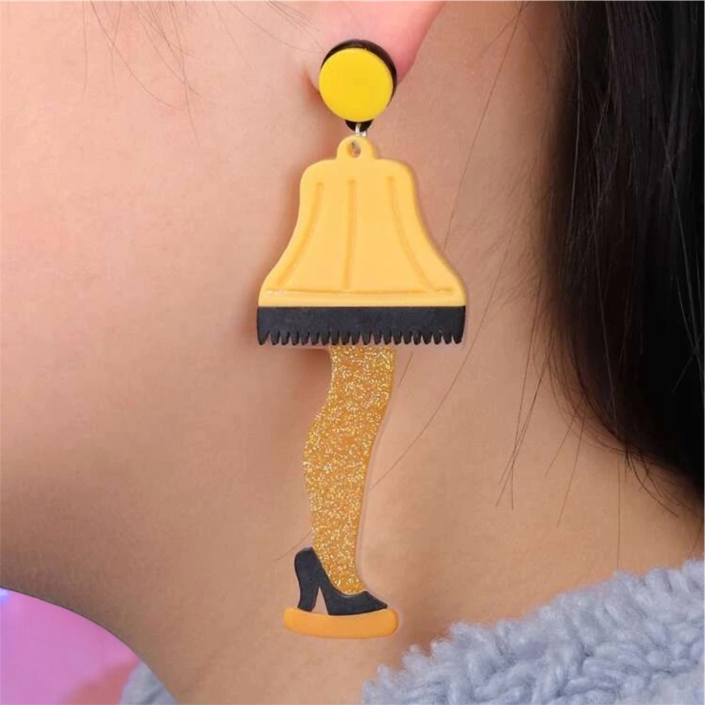 Leg Lamp Earrings