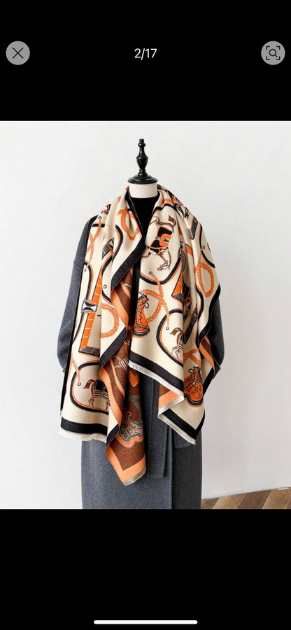 Equestrian Shawl