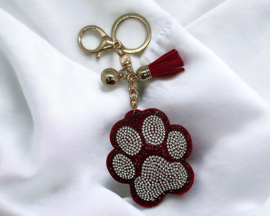 Paw Print Keychain