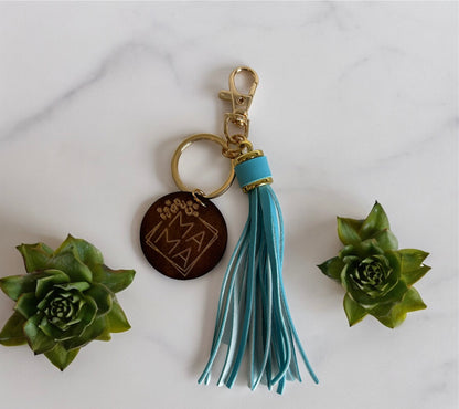 Mama Tassel Key Chain