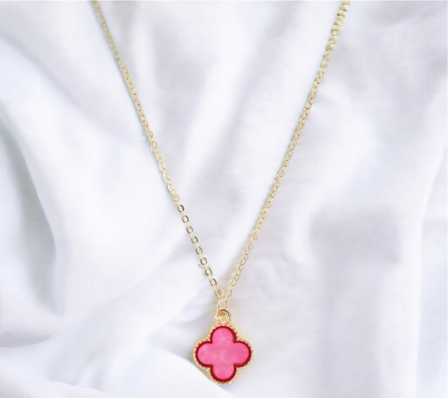 Quatrefoil Pendant Necklace