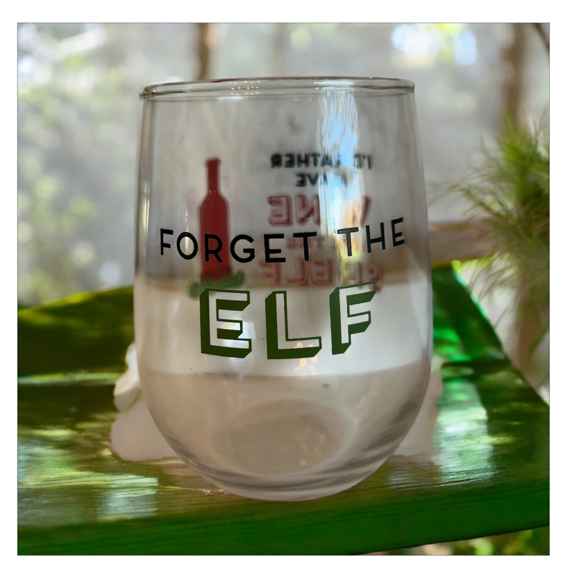 Elf/Wine On The Shelf Set