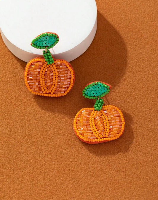Seed Bead Pumpkins