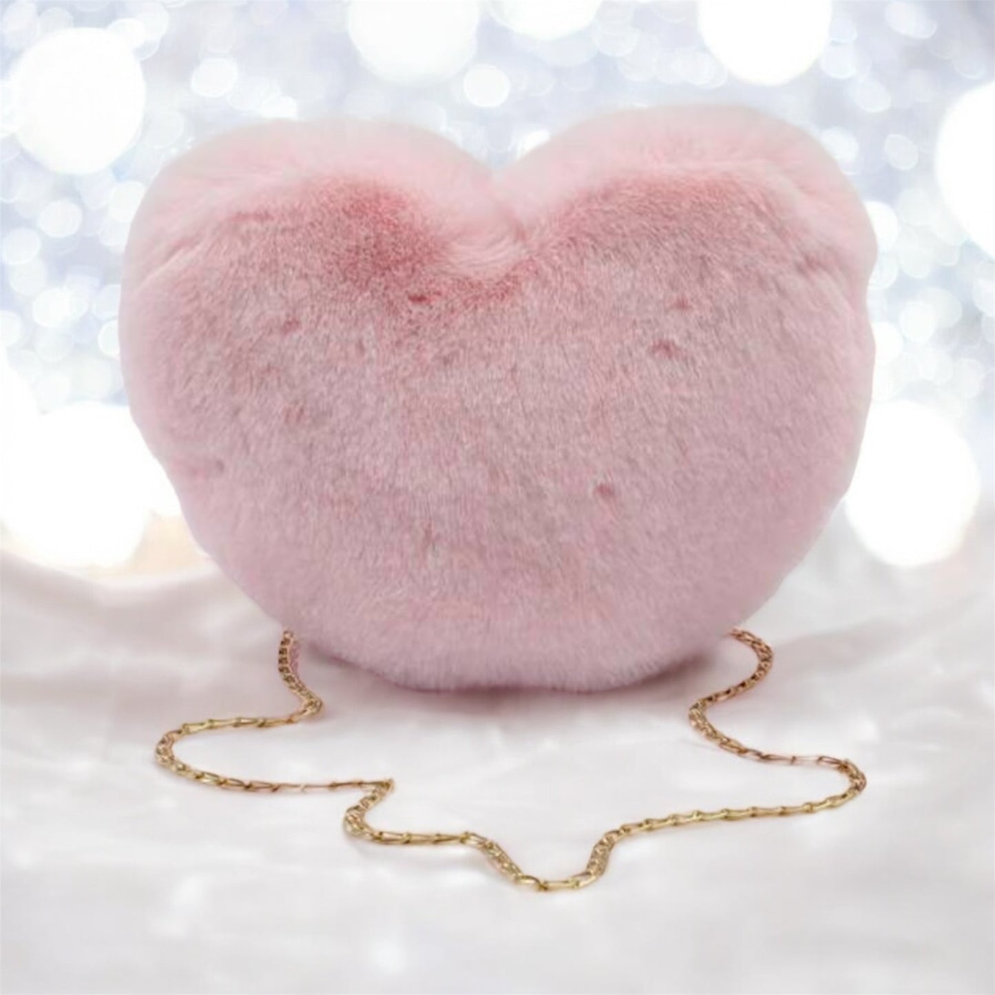 Fuzzy Wuzzy Heart Bag