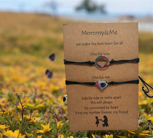 Mommy And Me Adjustable Bracelet Set