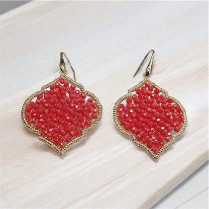 Crystal Bead Earrings