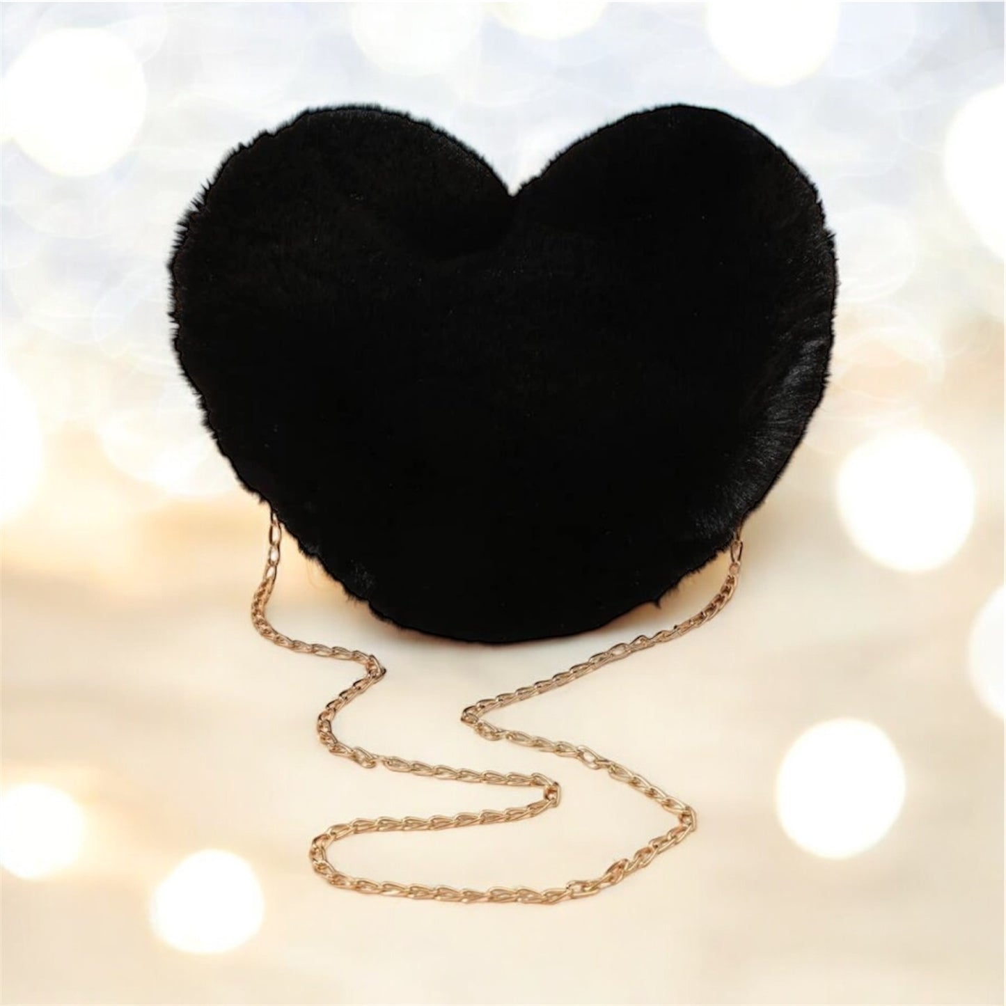 Fuzzy Wuzzy Heart Bag