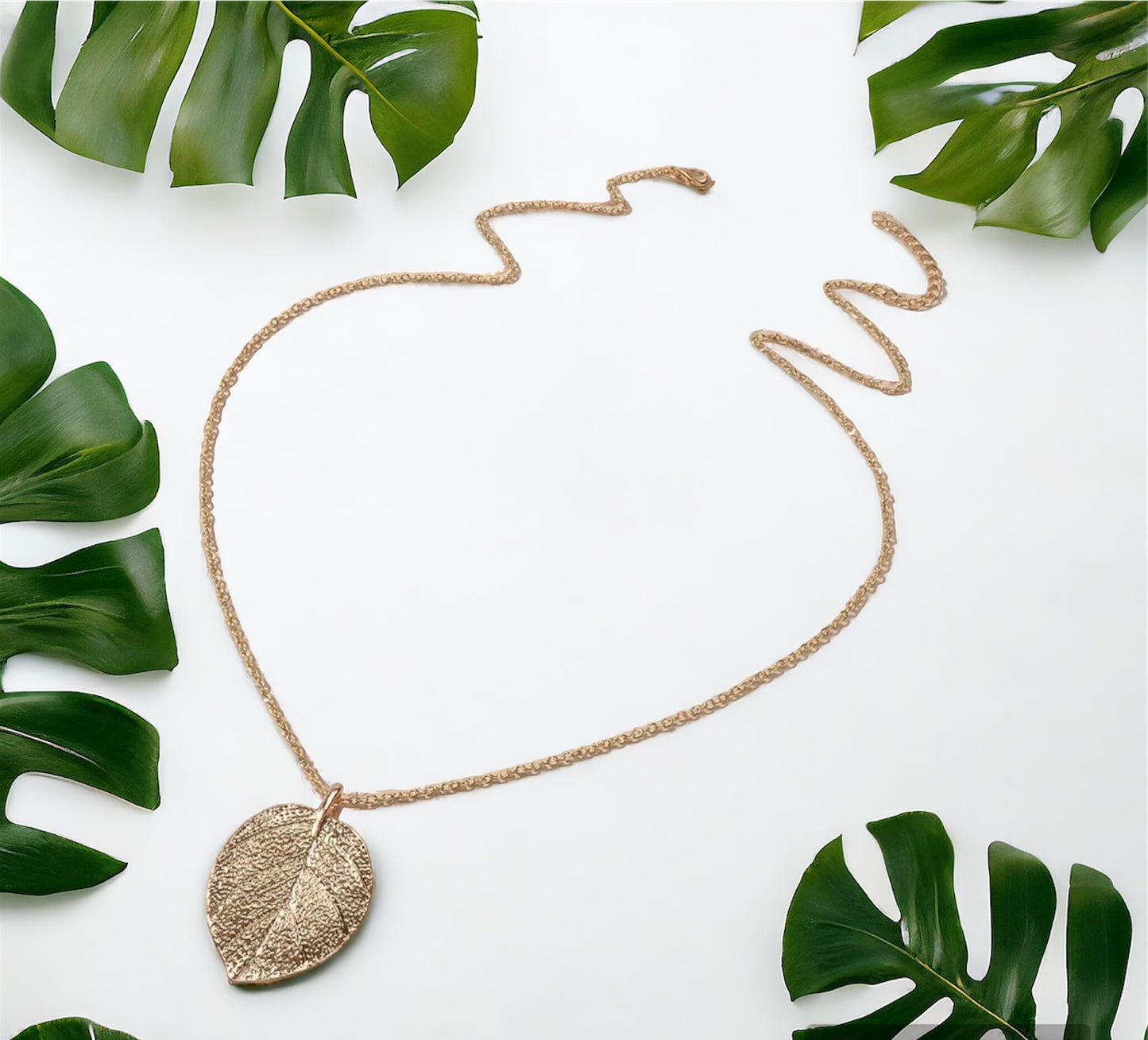 Golden Leaf Necklace