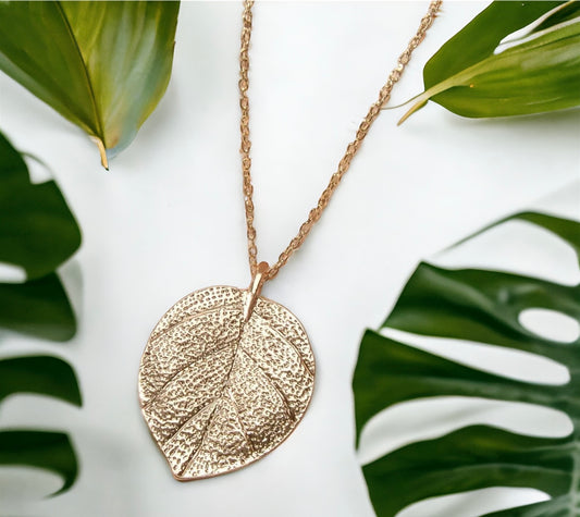 Golden Leaf Necklace